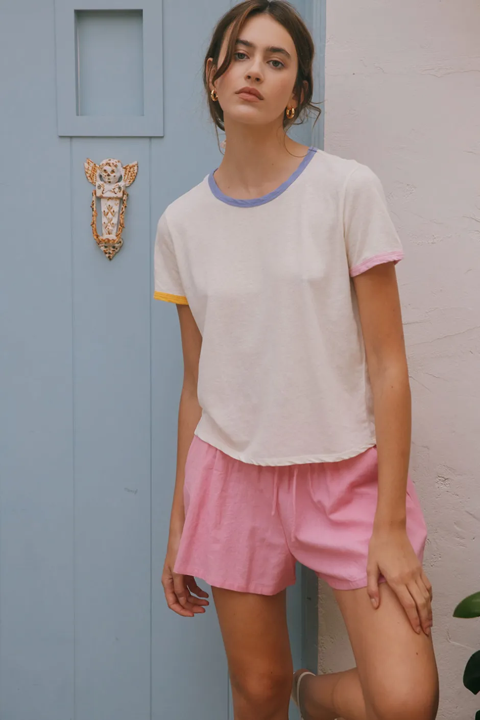 Women Chaser Brand Praiano Vanilla Tee