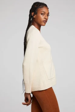 Women Chaser Brand Presley Whitecap Grey Cardigan