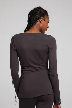 Women Chaser Brand Priscilla Chocolate Torte Long Sleeve