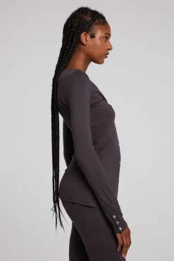Women Chaser Brand Priscilla Chocolate Torte Long Sleeve