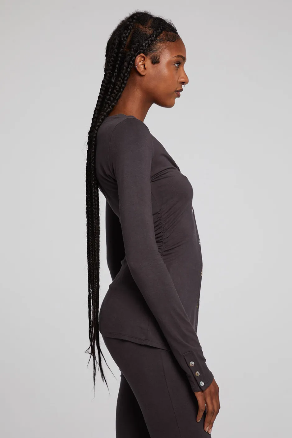 Women Chaser Brand Priscilla Chocolate Torte Long Sleeve