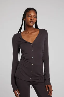 Women Chaser Brand Priscilla Chocolate Torte Long Sleeve