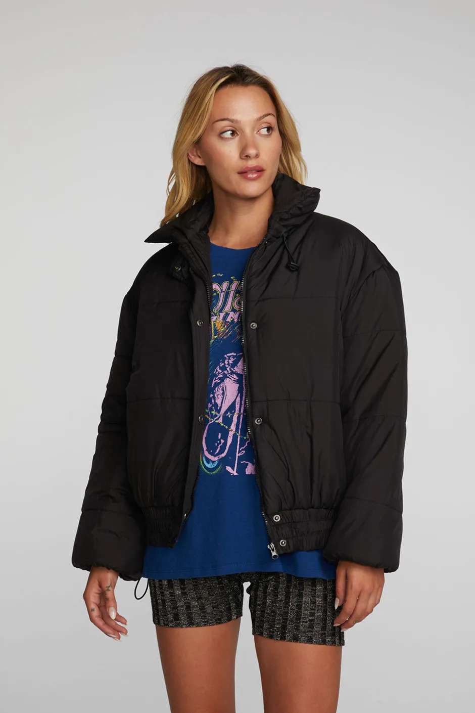 Women Chaser Brand Quilted Puffer Jacket
