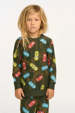 Kids/BOY Chaser Brand Race Cars Pullover