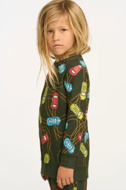 Kids/BOY Chaser Brand Race Cars Pullover