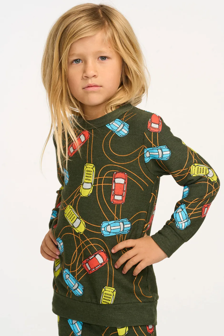 Kids/BOY Chaser Brand Race Cars Pullover