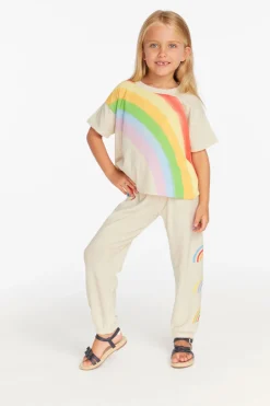 Kids Chaser Brand Rainbow Girls Tee