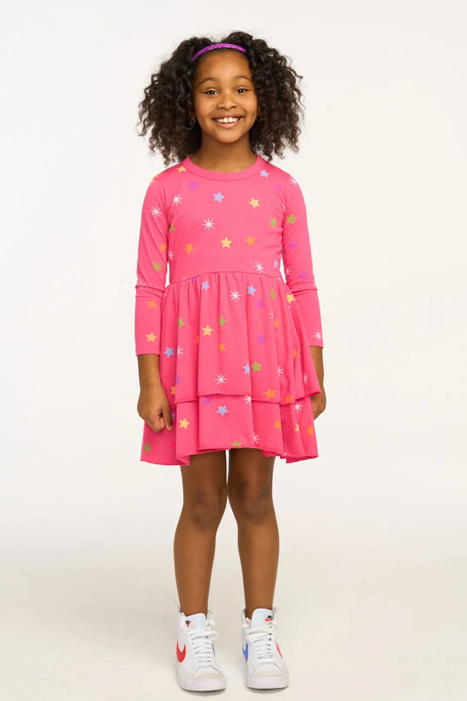 Kids Chaser Brand Rainbow Stars Dress