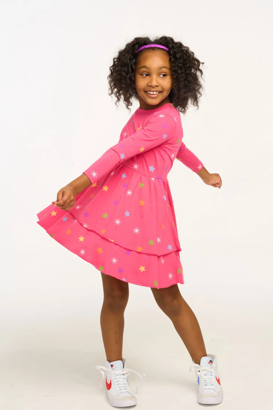 Kids Chaser Brand Rainbow Stars Dress