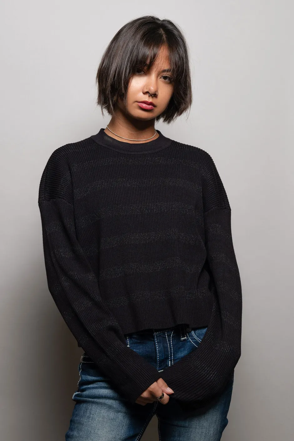Women Chaser Brand Ramonee Fillmore Stripe Pullover