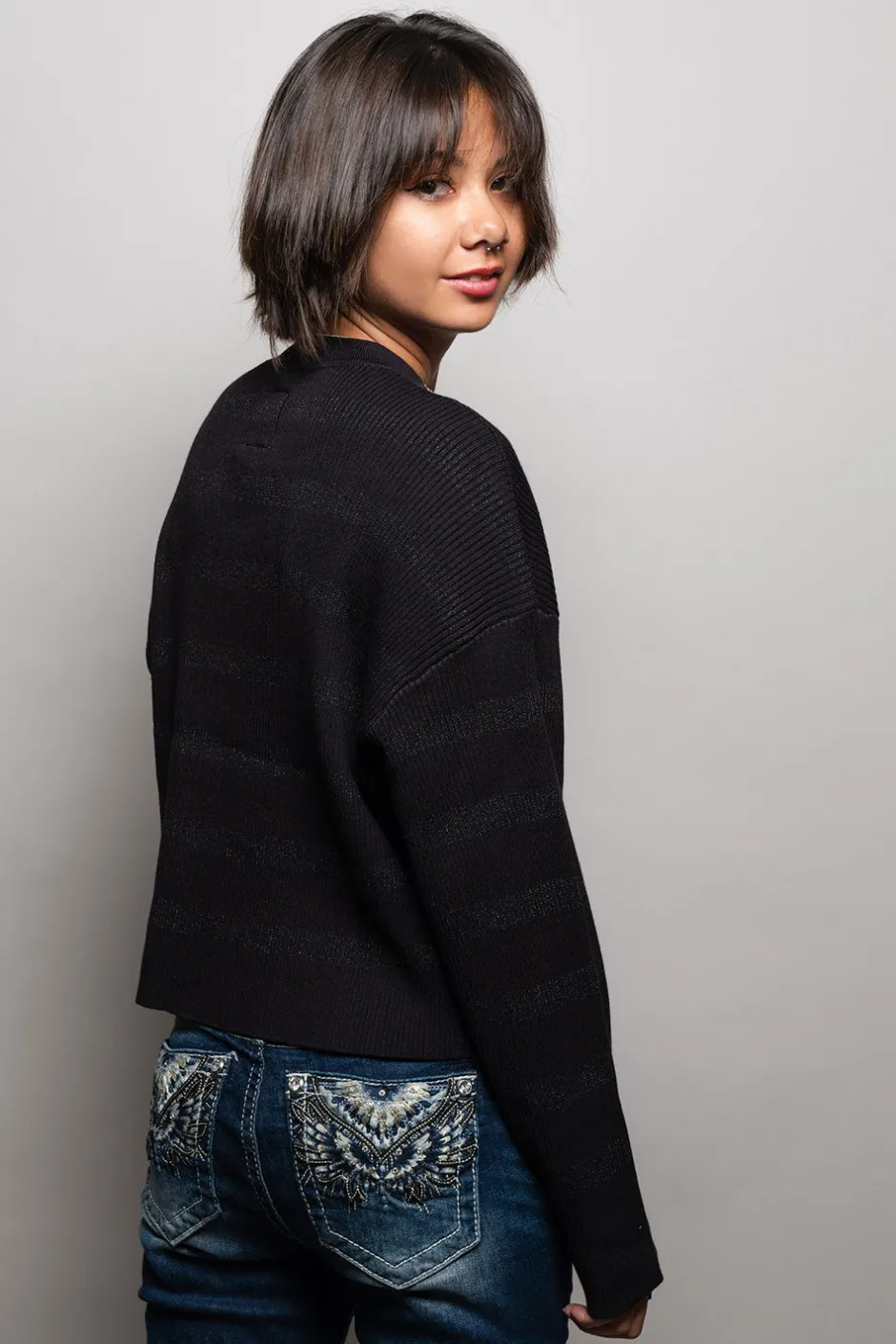 Women Chaser Brand Ramonee Fillmore Stripe Pullover