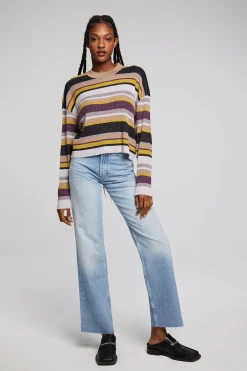 Women Chaser Brand Ramonee Haight Street Stripe Pullover