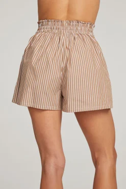 Women Chaser Brand Rapalloo Whiskey Stripe Short