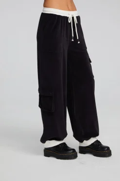 Women Chaser Brand Raquel Shadow Black Joggers