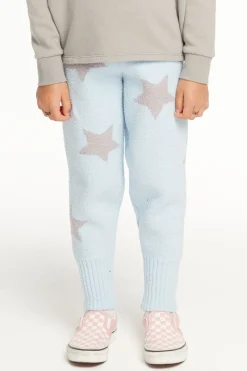 Kids Chaser Brand Ribbed Panel Lake Star Legging