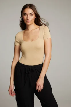 Women Chaser Brand River Cappuccino Bodysuit