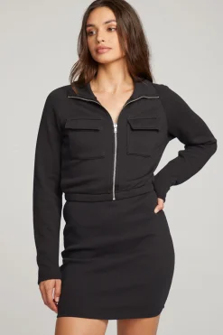 Women Chaser Brand River Licorice Mini Dress
