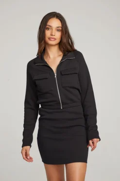 Women Chaser Brand River Licorice Mini Dress