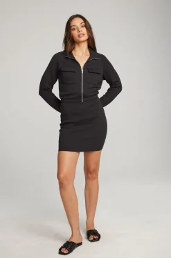Women Chaser Brand River Licorice Mini Dress