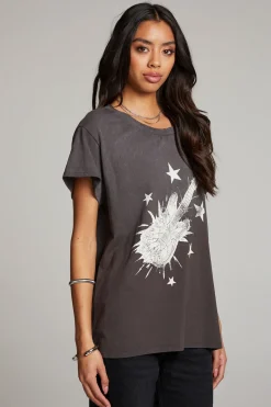 Women Chaser Brand Rock Guitar Tee