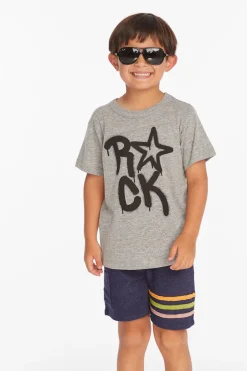 Kids/BOY Chaser Brand Rock Star Boys Crew Neck Short Sleeve Tee