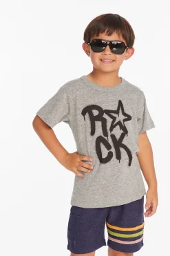 Kids/BOY Chaser Brand Rock Star Boys Crew Neck Short Sleeve Tee