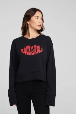 Women Chaser Brand Rock'n'Roll Lips Long Sleeve
