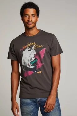 Women Chaser Brand Rolling Stones Love You Live Mens Tee