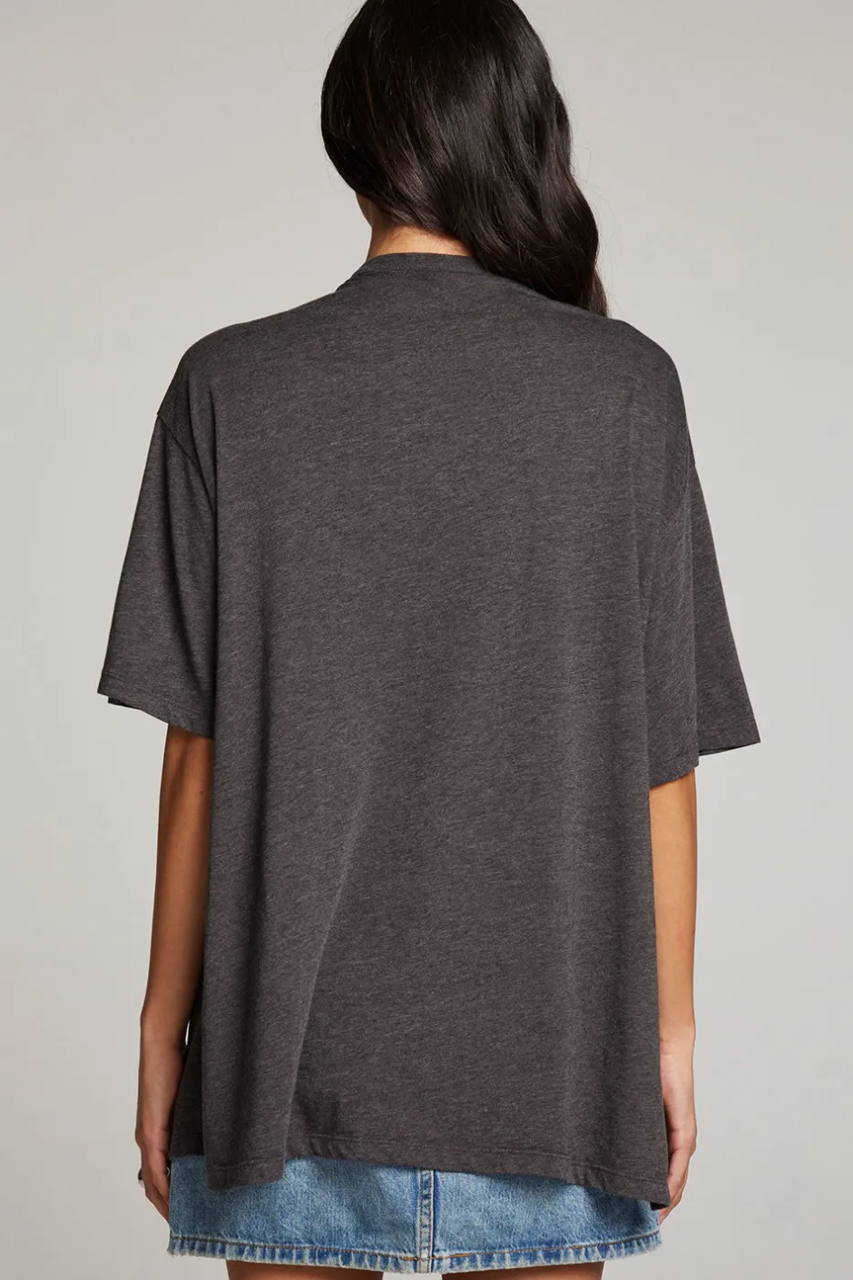 Women Chaser Brand Rolling Stones Multi Logo One Size Tee