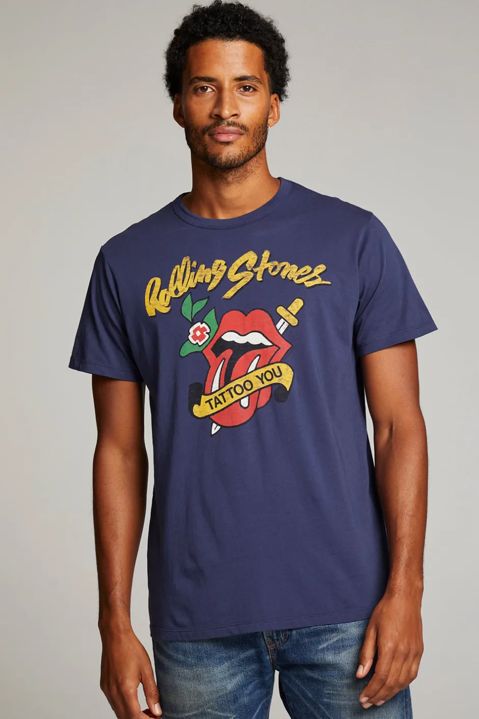 Women Chaser Brand Rolling Stones Tattoo You Mens Tee