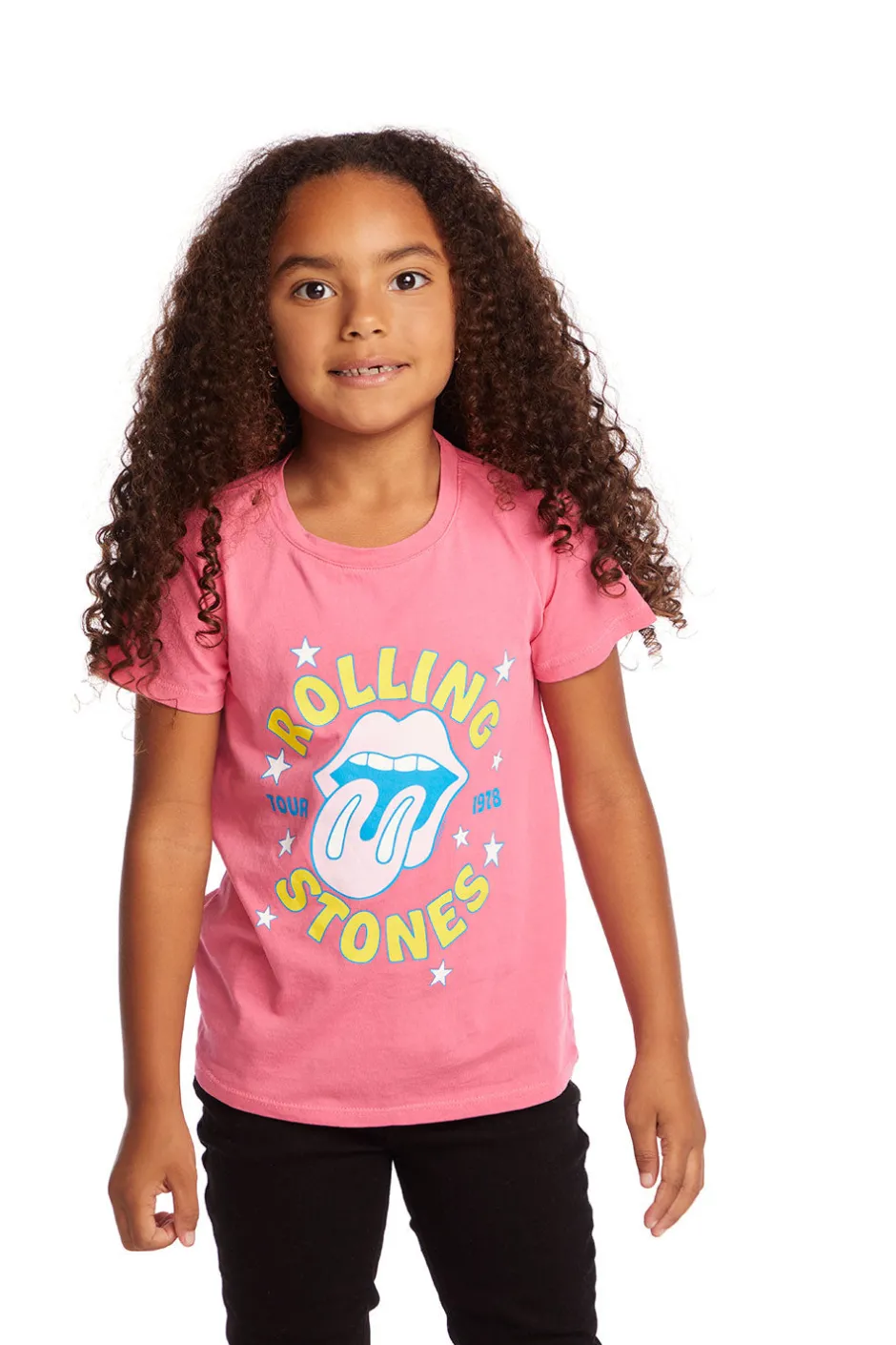 Women/Kids Chaser Brand Rolling Stones Tour 1978 Girls Tee