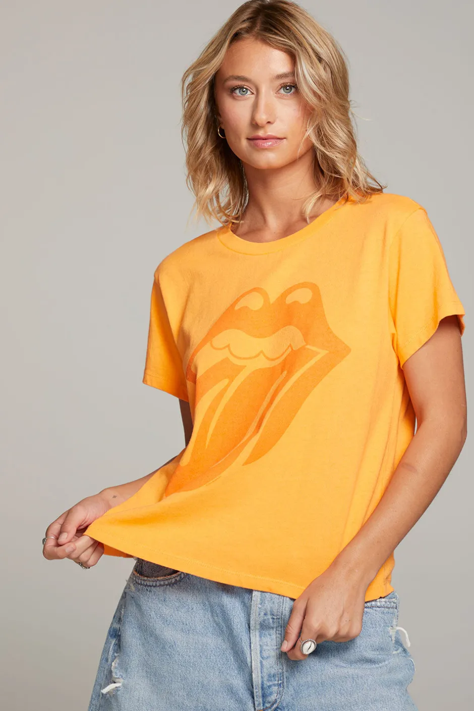 Women Chaser Brand Rolling Stones Tour Of The Americas Tee