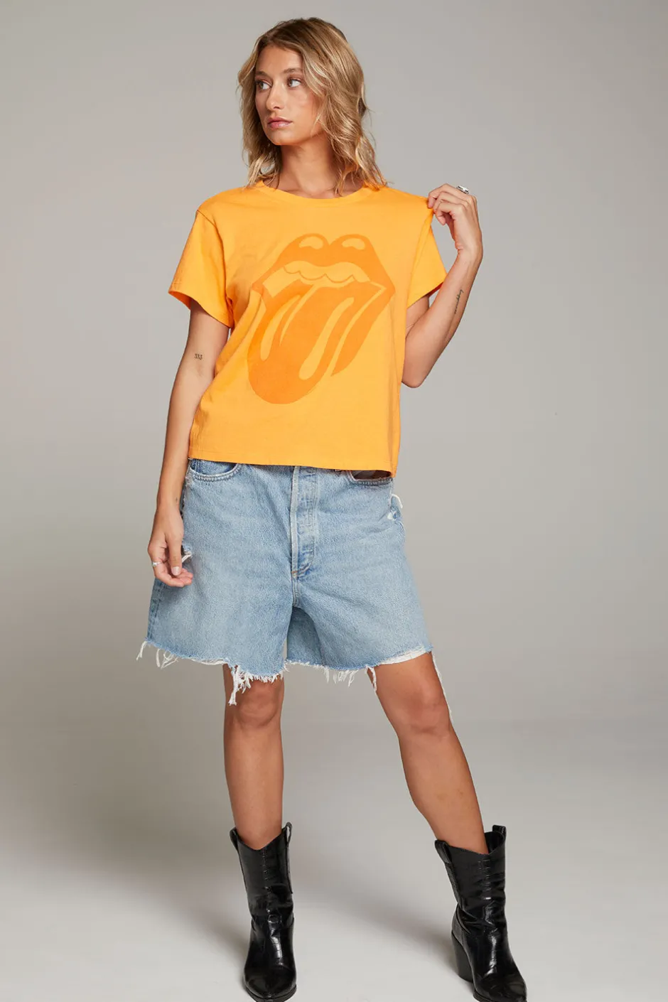 Women Chaser Brand Rolling Stones Tour Of The Americas Tee