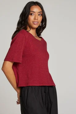 Women Chaser Brand Rover Blood Red Tee