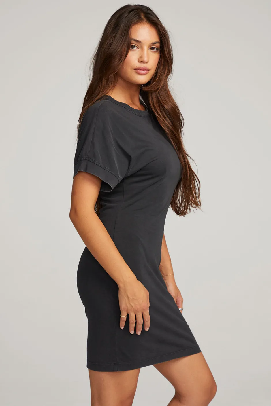 Women Chaser Brand Saloon Licorice Mini Dress