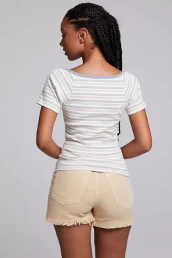 Women Chaser Brand Sambuco Como Stripe Tee