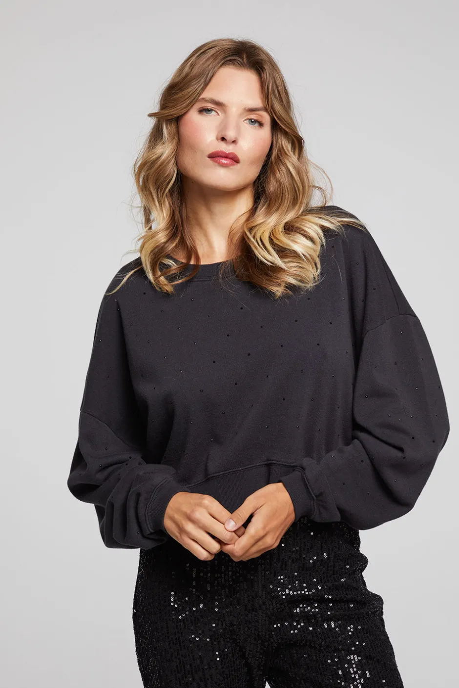 Women Chaser Brand Scarlet Licorice Pullover