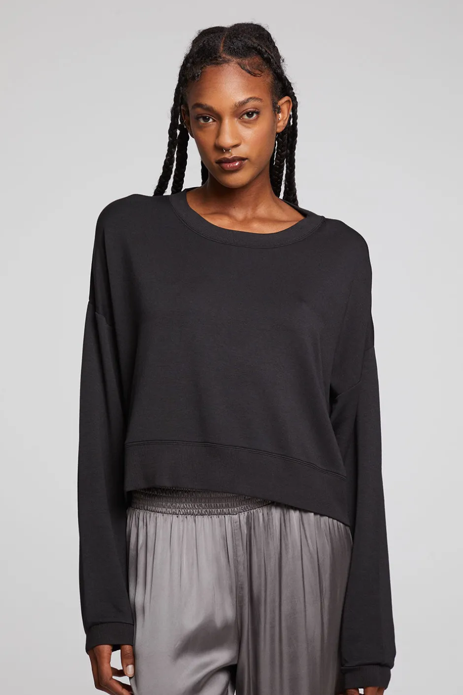 Women Chaser Brand Scarlett Licorice Pullover