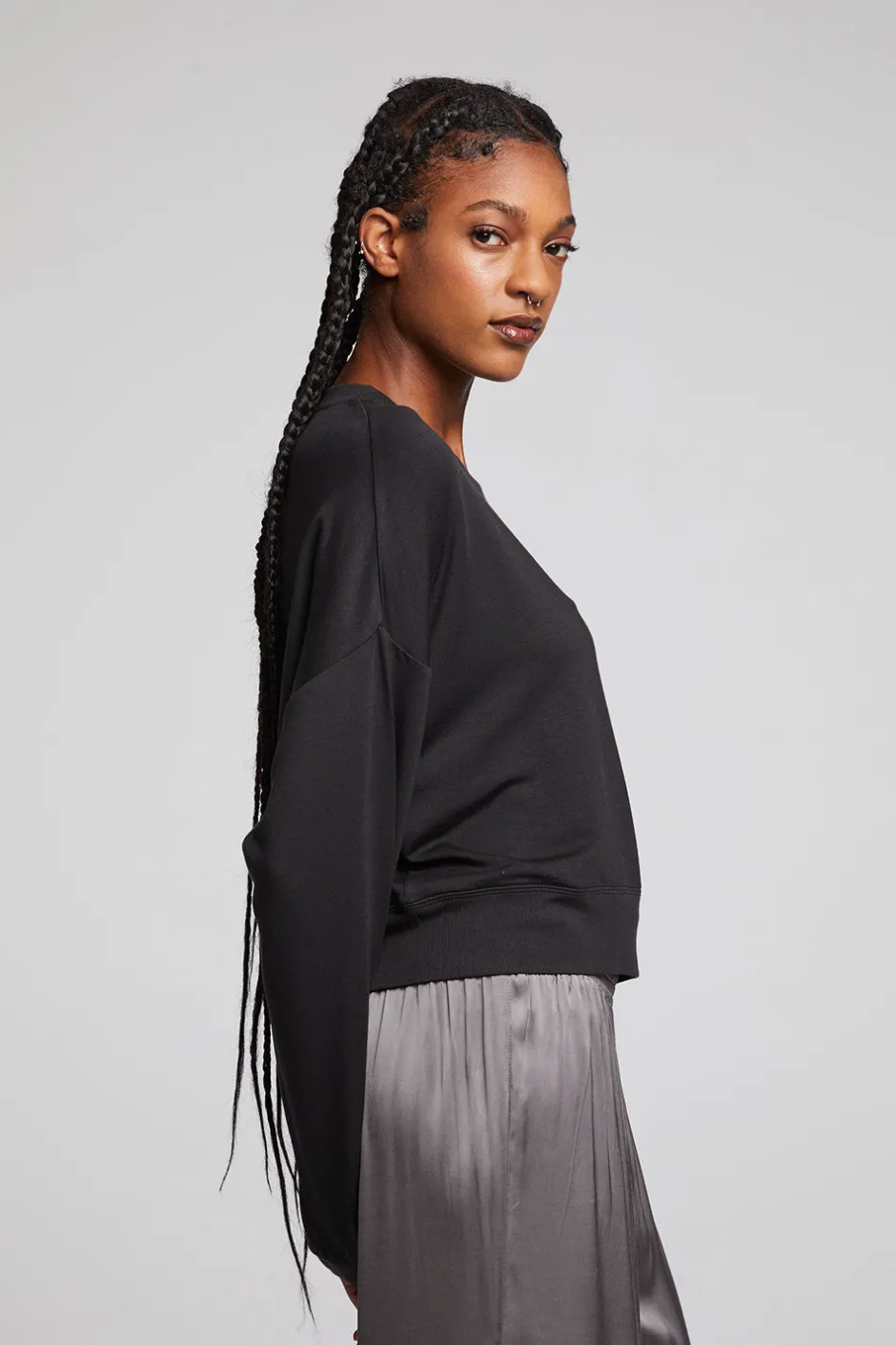 Women Chaser Brand Scarlett Licorice Pullover