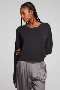 Women Chaser Brand Scarlett Licorice Pullover