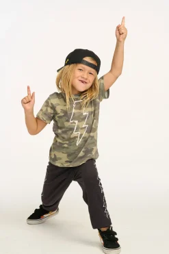 Kids/BOY Chaser Brand Scribble Bolts Jogger