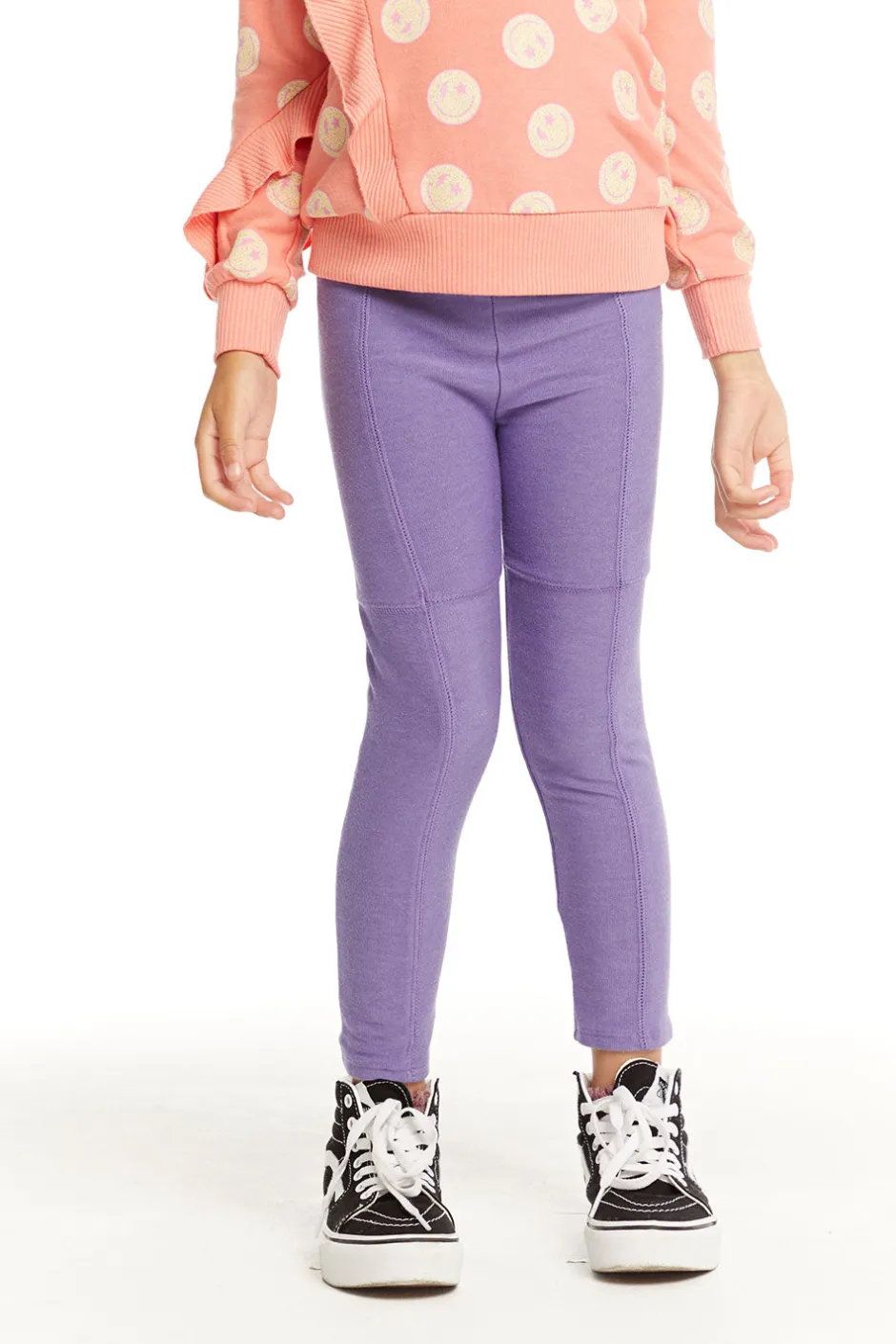 Kids Chaser Brand Seamed Panel Veronica Purple Jogger