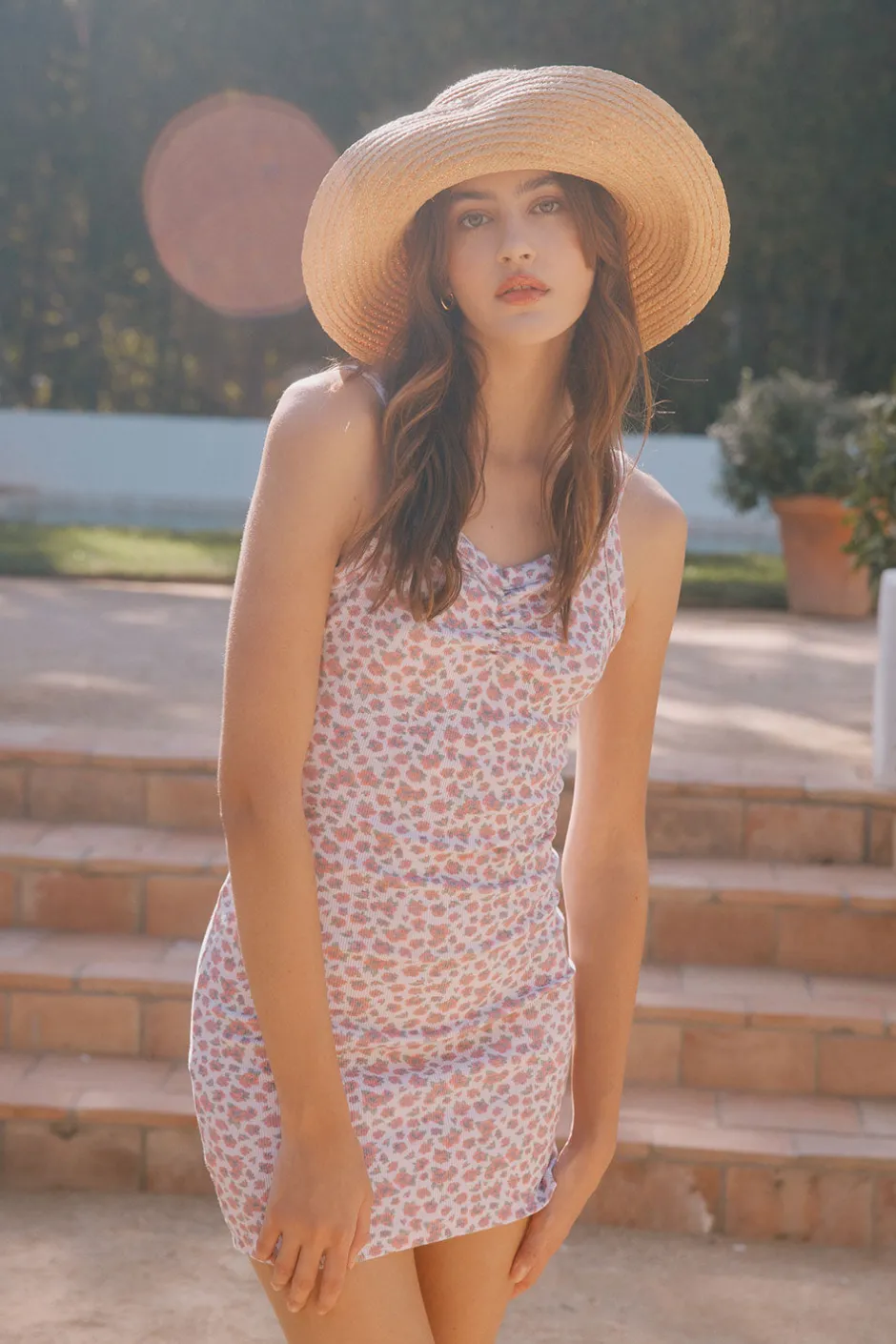 Women Chaser Brand Serra Ditsy Rose Dress