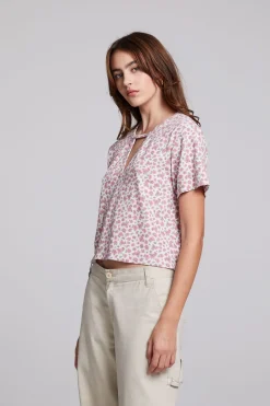 Women Chaser Brand Servino Ditsy Rose Tee