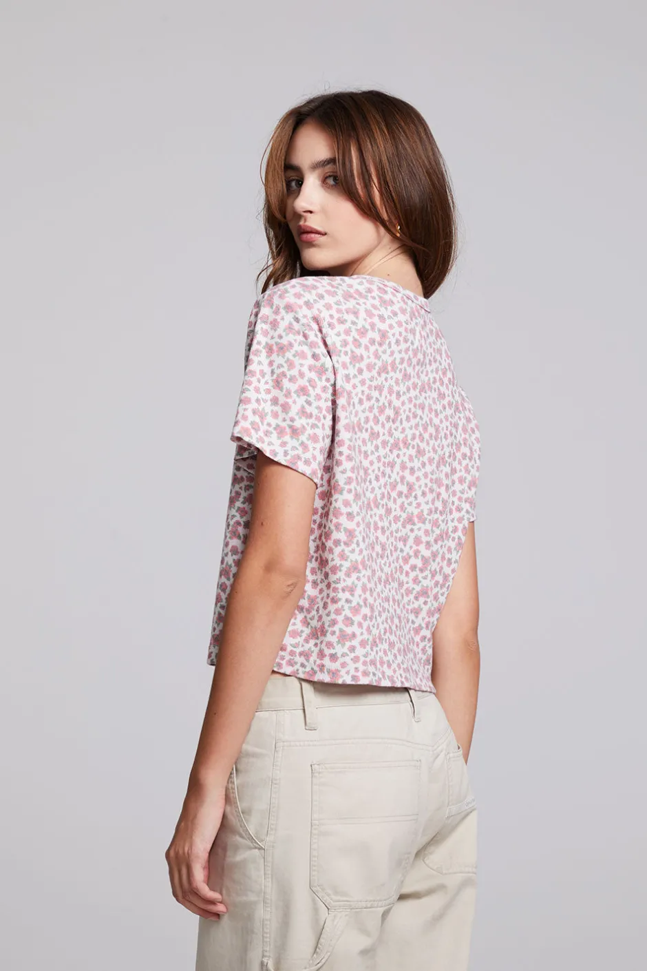 Women Chaser Brand Servino Ditsy Rose Tee