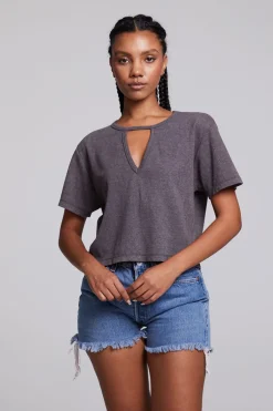 Women Chaser Brand Servino True Black Tee