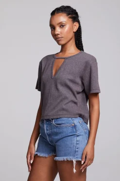 Women Chaser Brand Servino True Black Tee