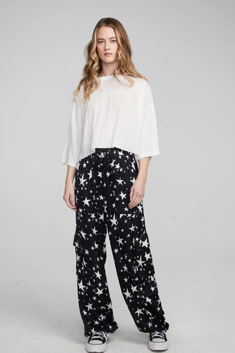 Women Chaser Brand Shine Bright White Tee