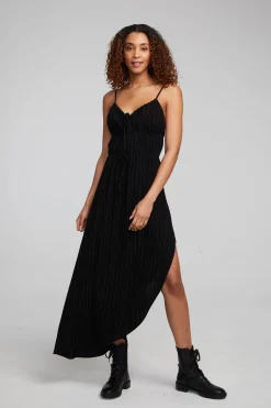 Women Chaser Brand Shirley Beverly Pinstripe Slip Dress