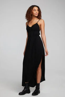 Women Chaser Brand Shirley Beverly Pinstripe Slip Dress